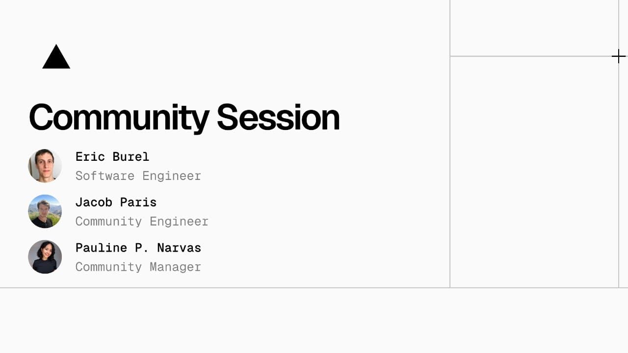 Community Session: Vercel for SMEs and Open source